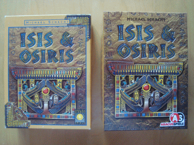 Isis und Osiris Spielschachteln